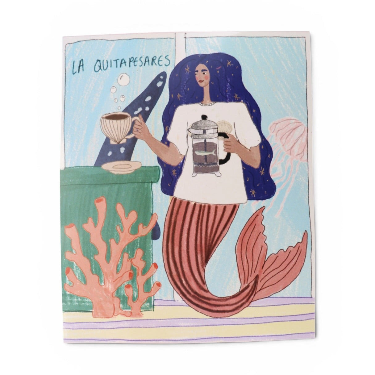 Print sirena cotidiana café