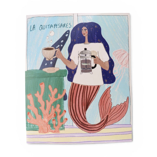 Print sirena cotidiana café